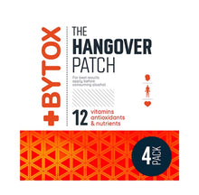 Load image into Gallery viewer, Bundle of 4 x 4s Pack Bytox Hangover Patches

